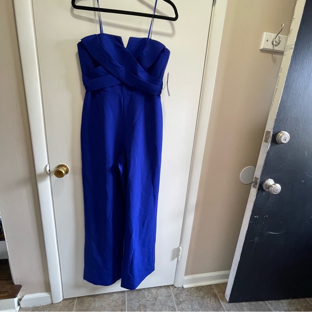 Aidan blue Jumpsuit size 10 NWT